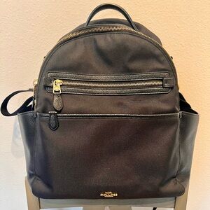 Coach Diaper Backpack with Gold Hardware